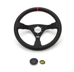 Omp OD0-1980-073 3-SPOKE Wrc Black Leather Racing Steering Wheel. Fixed Price $279.00.