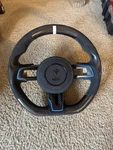 Mustang Carbon Fiber Steering Wheel. Brand New 2015-2023. Fixed Price $350.00.