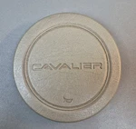1982-87 Chevrolet Cavalier Oe Horn Button Steering For 3 Spoke Wheel (brown). Fixed Price $24.00.