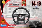 Fits 14-18 Gm Sierra Denali Carbon Fiber Leather Flat Bottom Steering Wheel. Fixed Price $999.99.