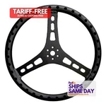 Triple X Race ST-0002BLK, One Black Aluminum Steering Wheel 15IN Dia 1-1/4IN Tub. Fixed Price $115.04.