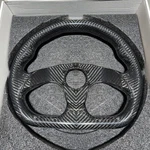 Hiwowsport Carbon Fiber Racing Steering Wheel Flat Bottom 320MM Diameter 6 Bolt. Fixed Price $104.99.