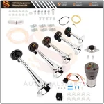 5X Silver 12V Abs Trumpet Musical Dukes Of Hazzard Dixie Air Horn Compressor Kit. Fixed Price $47.25.