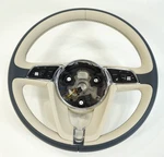 2016-2020 Bentley Bentayga Steering Wheel With Button Control Ivory Blue Leather. Fixed Price $1214.88.