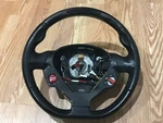 Ferrari California Steering Wheel Black Leather Led Carbon Fiber 22136401434. Fixed Price $1600.00.