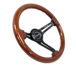 Nrg RST-018BR-BK Reinforced Steering Wheel Brown Wood W/blk Matte. Fixed Price $169.99.
