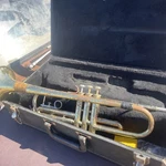 Bach TR300 Trumpet With Hard Case And Mpc Good Beginner Horn. Fixed Price $99.99.