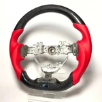 Sportive Flat Bottom Carbon Steering Wheel Lexus Rc Gs XE30 3IS Nx Red Leather. Fixed Price $495.00.