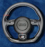 Audi Leather Steering Wheel With Carbon Fiber Dsg Paddle A1 A6 C7 A7 /A8. Fixed Price $398.00.