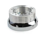 5 & 6 Hole Steering Wheel Polished Hub Adapter Flaming River, Ididit, Gm, Chevy. Fixed Price $46.00.