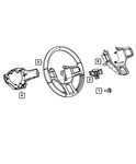 Genuine Mopar Steering Wheel 5NH77DX9AA. Fixed Price $918.45.