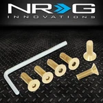 Nrg Innovations Steering Wheel Conical Screw Kit 6 Piece W/allen Key SWS-100CG. Fixed Price $15.00.