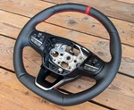 New Leather Steering Wheel 18- Ford Transit Custom MK8 MK9 Puma MK2 Flat Bottom. Fixed Price $490.55.