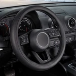 Black Car Steering Wheel Cover 1414.25" Microfiber Leather For Prius, Civic,. Fixed Price $20.99.