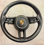 Multi-function Steering Wheel Black Porsche Carrera 992-419-091-LN 2020-2024. Fixed Price $1199.00.