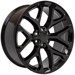 Gloss Black Wheel 24X10 For 1995-2023 Chevy Tahoe RVO2399. Fixed Price $397.95.