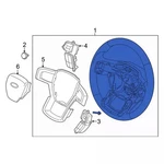 Genuine Ford 2017-2020 F-150 Steering Wheel HL3Z-3600-EC. Fixed Price $515.96.