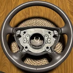 2003-06 Mercedes W211 E320 E350 Steering Wheel Leather Gray 460 02 Oem. Fixed Price $110.95.