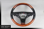 09-12 Mercedes R230 SL550 SL600 Steering Wheel Wood W/paddle Shifters Black Oem. Fixed Price $299.99.
