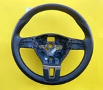 Genuine 2012-2015 Volkswagen Tiguan Steering Wheel Black Wrapped Oem 61978150G. Fixed Price $69.75.