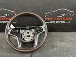 13-16 Cadillac Srx Leather Wrapped Steering Wheel Heat Brownstone Accents Aff. Fixed Price $100.00.