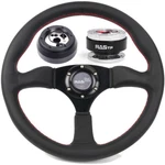 Genuine Leather 14" Steering Wheel Hub Adapter Quick Release For Dodge Chevrolet. Fixed Price $109.99.