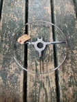 1946, 47 & 48 Plymouth Special Deluxe Oem Horn Ring #1115766. Fixed Price $75.00.