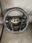 Chrysler 300 11-14 Custom Steering Wheel Flat Bottom Thick SRT8 Hemi. Fixed Price $775.00.