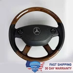07-09 Mercedes W216 CL550 S450 Spoke Steering Wheel W/ Shift Buttons Wood Oem. Fixed Price $299.00.