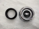 1965 Chevy Ii Nova 100 Series Base Chrome Bowtie Horn Cap Rubber Ring Nos Gm. Fixed Price $79.95.