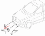New Mercedes-benz W251 Right Side Horn A2515420320 Genuine. Fixed Price $137.59.