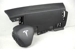 2017-2023 Tesla Model Driver Steering Wheel + Left Lh Knee Airbag Set Oem. Fixed Price $699.99.