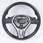 Wood Leather Steering Wheel Pedal Shift Mercedes CLS63 CLS550 E350 E550. Fixed Price $398.99.