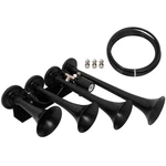 135DB 12V Trumpets Solenoid Black Air Horn Kit For Truck Car 4WD Raging Sound. Fixed Price $47.50.