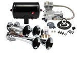Kleinn HK4 Universal Chrome Quad Truck Horn Kit & 130 Psi Air Compressor 149DB. Fixed Price $459.95.