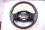 Vgc 1998-2002 Lincoln Navigator Gray Leather Wood Steering Wheel XL7A-3F563-ABW. Fixed Price $109.99.