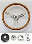 1967 1968 Chevelle Camino Grant Steering Wheel Walnut Wood Red/blk 15". Fixed Price $265.99.