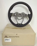 New Oem Black Leather Steering Wheel 2018-2021 Hyundai Kona 56120-J9100UN5. Fixed Price $195.00.