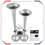 Loud Marine Grade Dual Electric Trumpet Stainless Steel Powerful Boat Train Horn. Fixed Price $62.16.
