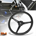 Nrg RST-380STL-Y 380MM 1" Dish Leather Wrap Racing Steering Wheel W/horn Button. Fixed Price $210.00.
