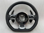 2010 Audi R8 Type Steering Wheel 420419091A Carbon Leather Paddles Sport. Fixed Price $900.00.