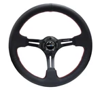 Nrg RST-018R-RS Reinforced Steering Wheel Black Leather/red Stitch. Fixed Price $152.99.