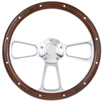 1970 -1977 Ford F100 F150 F250 F350 & Bronco Wood And Billet Steering Wheel Kit. Fixed Price $227.93.