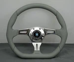 Nardi Kallista Steering Wheel 350 Mm Grey Smooth & Perf Leather Polished Spokes. Fixed Price $608.93.