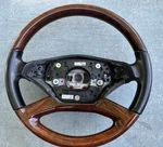 10-14 Mercedes W221 S400 S550 Steering Wheel Wood Trim Black W/paddle Shifters. Fixed Price $149.00.