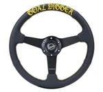 Nrg For RST-037MB-PR-GD Sport Steering Wheel Black Leather/gold Stitch. Fixed Price $197.95.