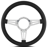 Lecarra Mark Double Slot Steering Wheel 14" Dia 3 Spoke 1.25" Dish 44401. Fixed Price $234.95.