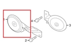 Fits Hyundai Santa Fe Tm/rhd Horn Assy-high Pitch 2018 Genuine. Fixed Price $78.08.