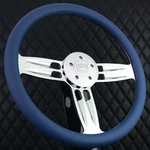 Forever Sharp 18" Aluminum Steering Wheel Big Rig Blue Freightliner 2007+ T06. Fixed Price $230.00.