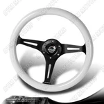 Nrg ST-015BK-WT 350MM White Classic Wood Grain Black 3-SPOKE 14" Steering Wheel. Fixed Price $160.00.